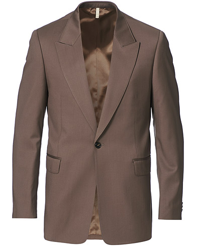  Classic Suit Jacket Brown