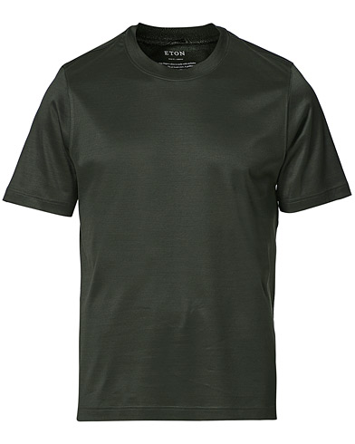 Lyhythihaiset t-paidat |  Filo Di Scozia Cotton T-Shirt Dark Green
