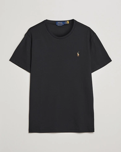 Mies |  | Polo Ralph Lauren | Luxury Pima Cotton Crew Neck T-Shirt Black