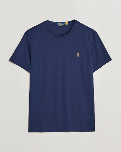 Mies |  | Polo Ralph Lauren | Luxury Pima Cotton Crew Neck T-Shirt French Navy
