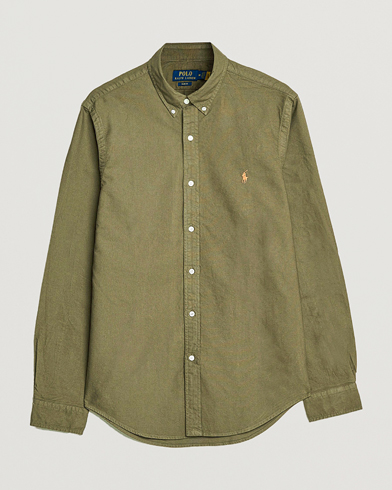 Mies |  | Polo Ralph Lauren | Slim Fit Garment Dyed Oxford Defender Green