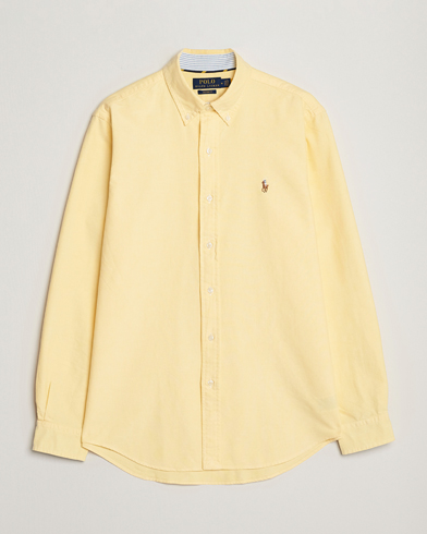 Mies | Rennot | Polo Ralph Lauren | Custom Fit Oxford Button Down Shirt Yellow