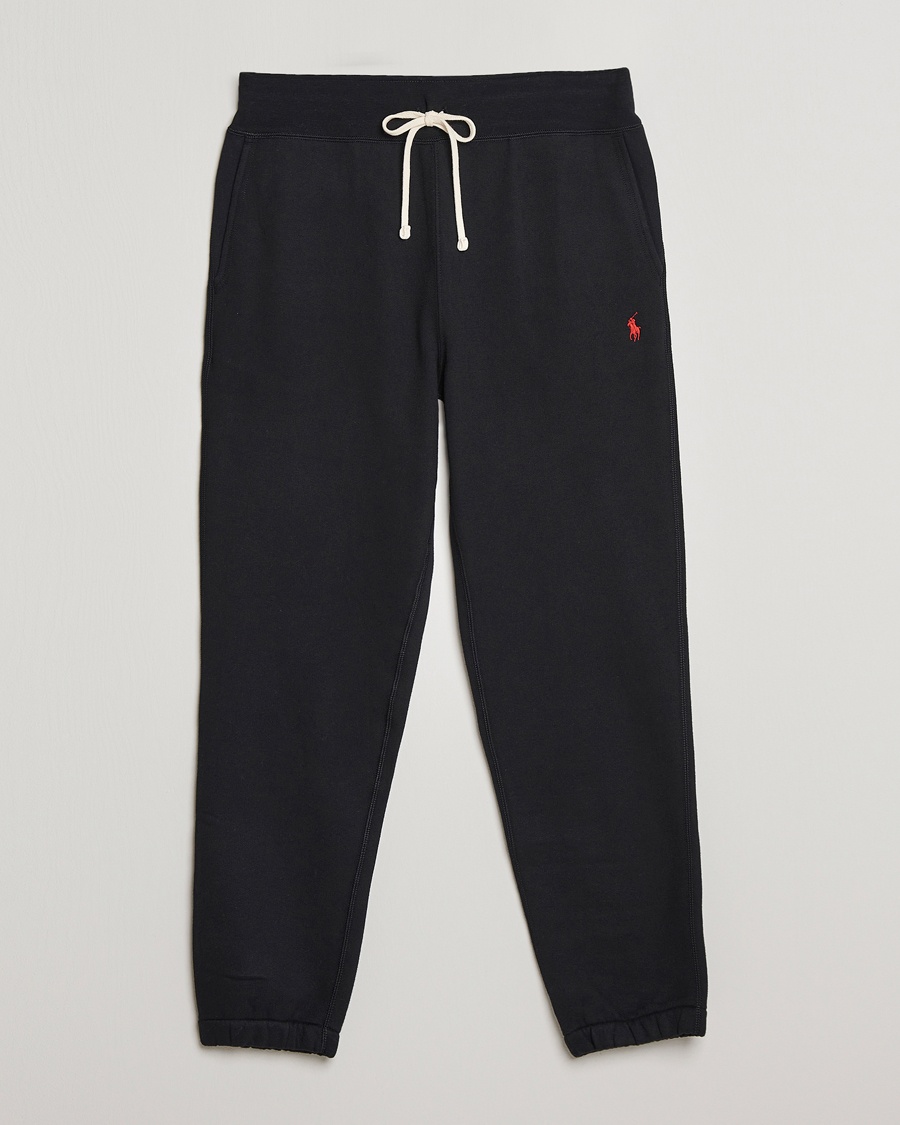Polo Ralph Lauren RL Fleece Sweatpants Black – Musta