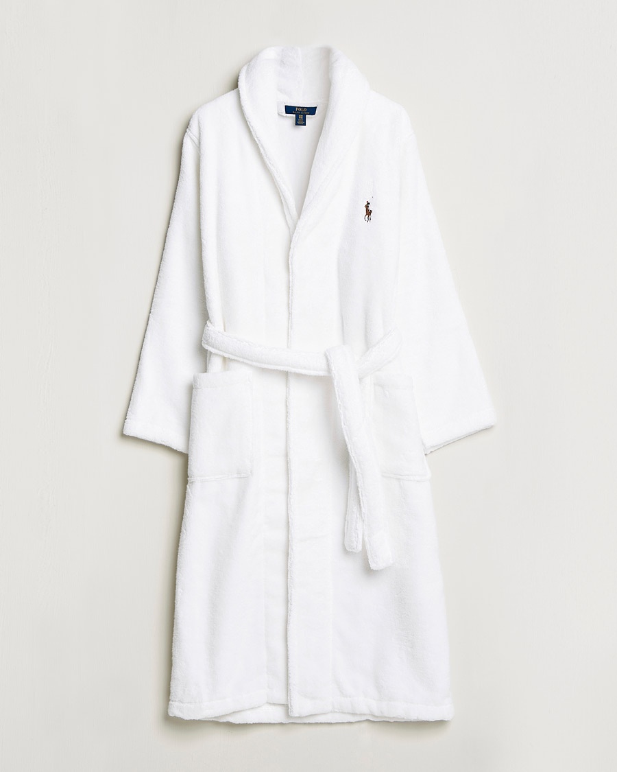 Polo Ralph Lauren Cotton Terry Robe White White – Valkoinen