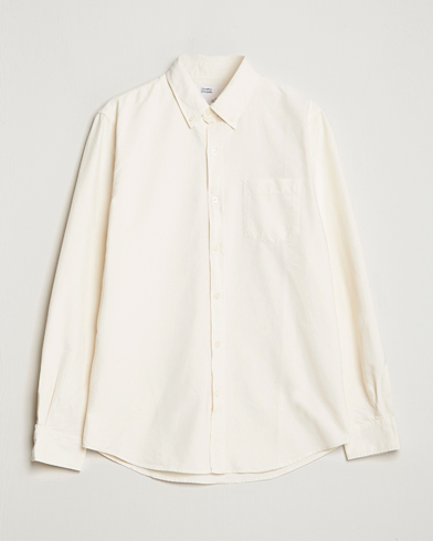  |  Classic Organic Oxford Button Down Shirt Ivory White