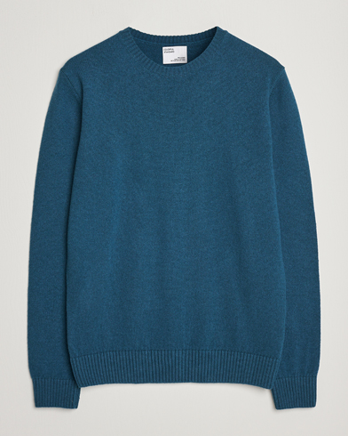 Mies |  | Colorful Standard | Classic Merino Wool Crew Neck Ocean Green