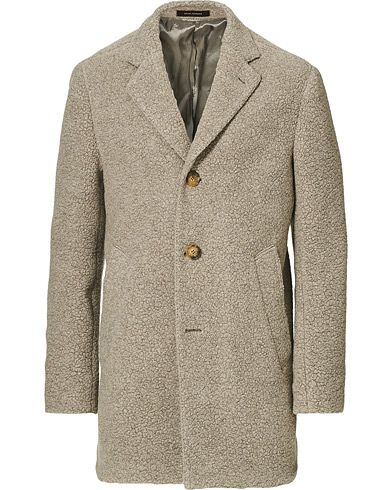 Päällystakit |  Storvik Wool Terry Coat Creme