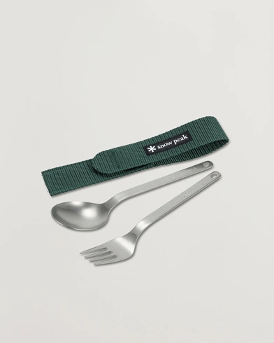 Mies |  | Snow Peak | Fork & Spoon Set Titanium