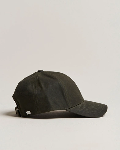 Mies |  | Varsity Headwear | Oilskin Baseball Cap Ivy Green
