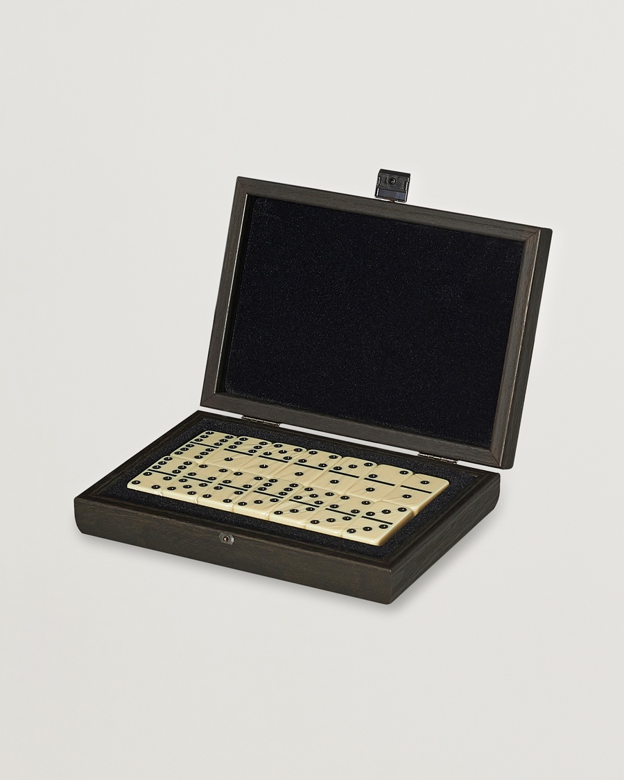 Manopoulos Wooden Domino Case Black – Musta