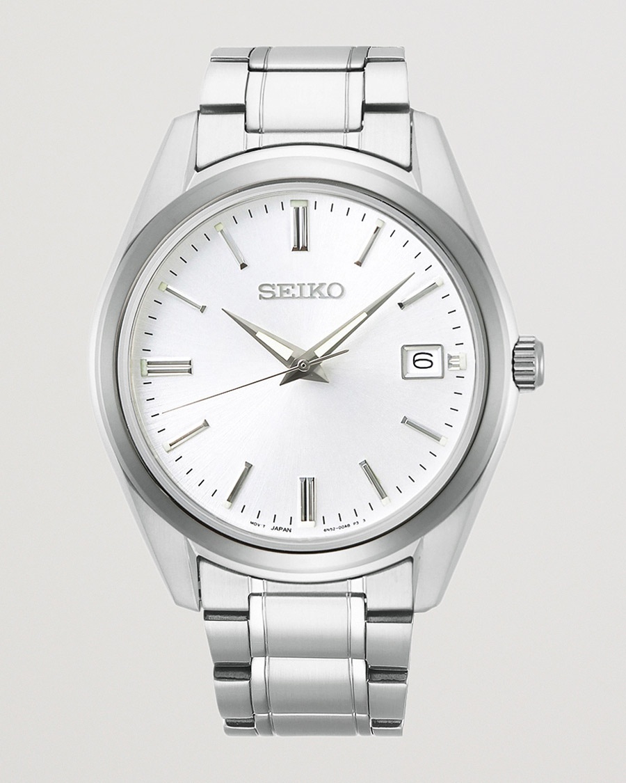 Seiko Sapphire 40mm Steel Silver Dial – Hopea