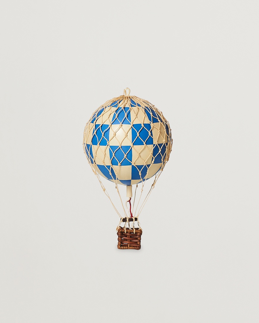 Authentic Models Floating The Skies Balloon Check Blue – Sininen