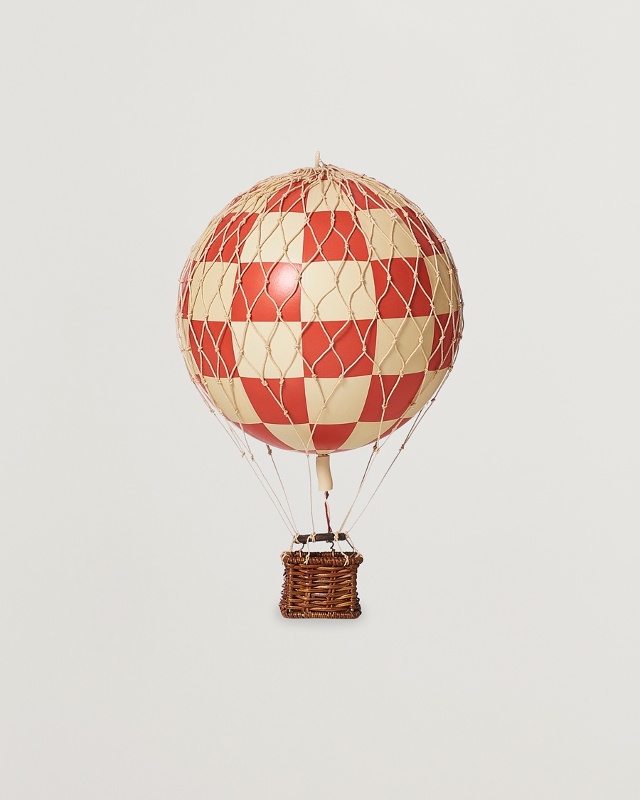 Authentic Models Travels Light Balloon Check Red – Punainen