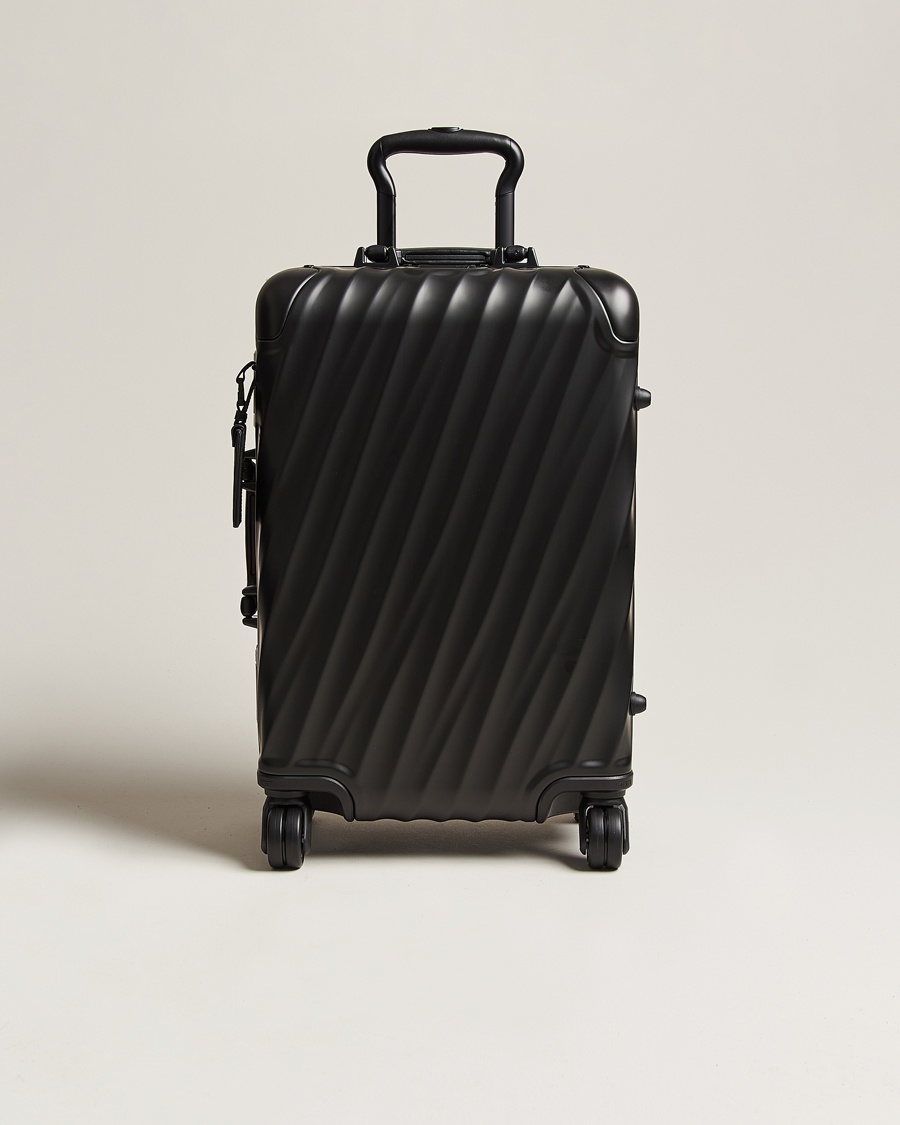TUMI International Carry-on Aluminum Trolley Matte Black – Musta