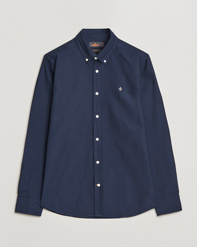 Mies | Oxford-paidat | Morris | Oxford Button Down Cotton Shirt Navy