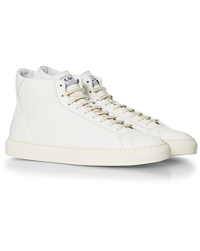 Skandinaaviset spesialistitNY |  Flyback High Top Leather Sneaker Vintage White