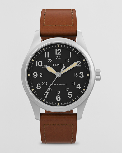 Mies | Kellot | Timex | Field Post Solar Watch 36mm Brown/Black