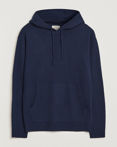 Mies | Tyylitietoiselle | People's Republic of Cashmere | Cashmere Hoodie Navy