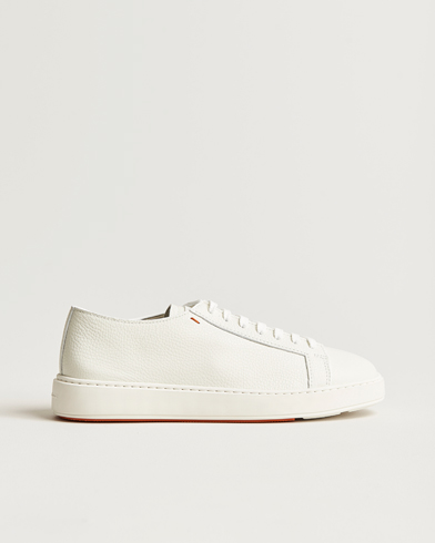  |  Low Top Grain Leather Sneaker White Calf