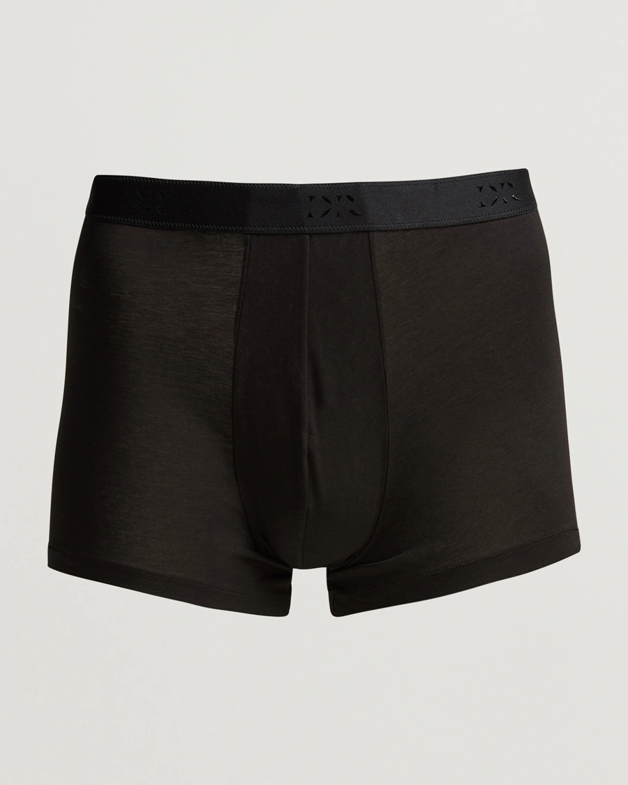 Derek Rose Pima Cotton Stretch Trunk Black – Musta