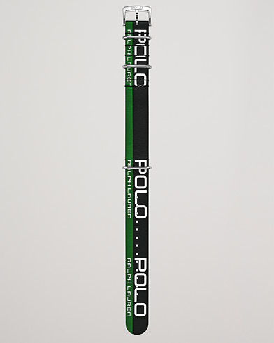 Mies |  | Polo Ralph Lauren | Leather Sporting Strap Black/Green