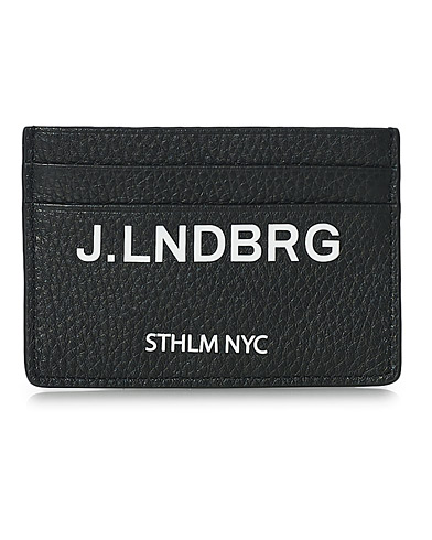 Korttilompakot |  Leather Logo Card Holder Black