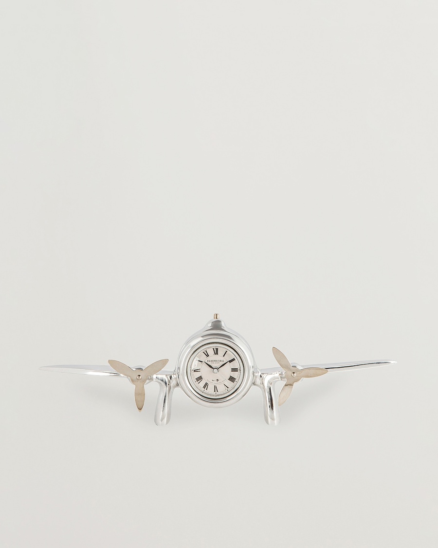 Authentic Models Art Deco Flight Clock Silver – Hopea