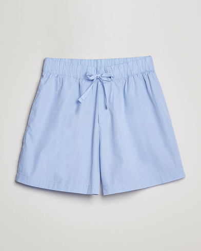 Mies | Yöpuvun housut | Tekla | Poplin Pyjama Shorts Light Blue