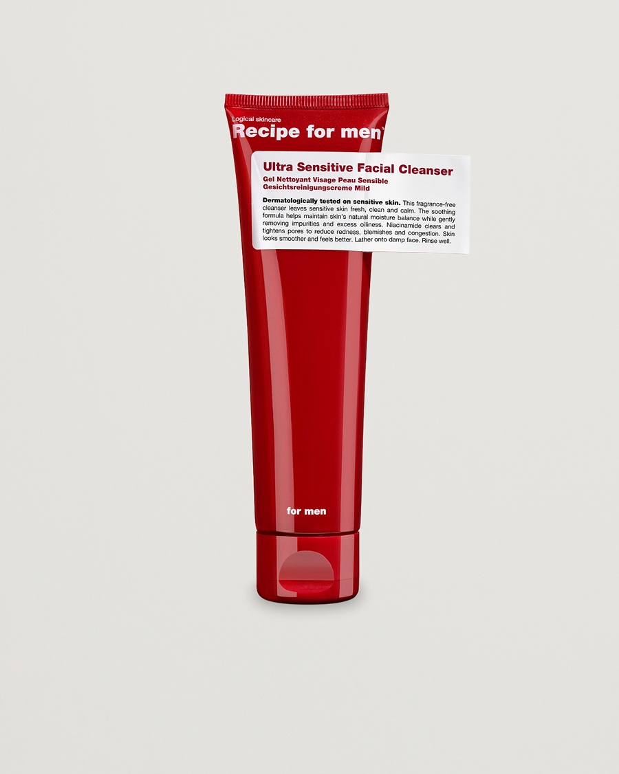 Recipe for men Ultra Sensitive Facial Cleanser 100ml