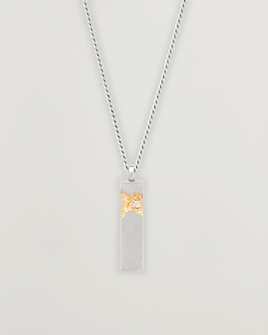 Mies |  | Tom Wood | Mined Cube Pendant Necklace Silver
