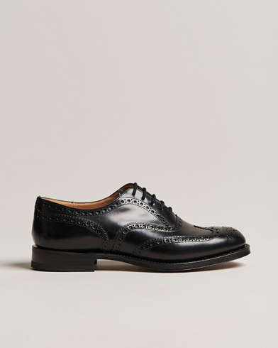 Käsintehdyt kengät |  Burwood Polished Binder Brogue Black