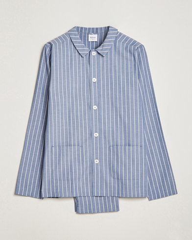 Mies | Yöpuvut | Nufferton | Uno Mini Stripe Pyjama Set Navy/White