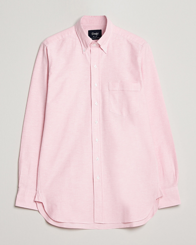 Mies | Oxford-paidat | Drake's | Button Down Oxford Shirt Pink