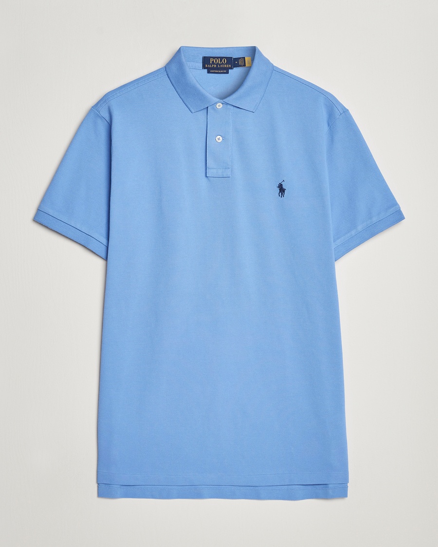 Polo Ralph Lauren Custom Slim Fit Polo Harbour Island – Sininen