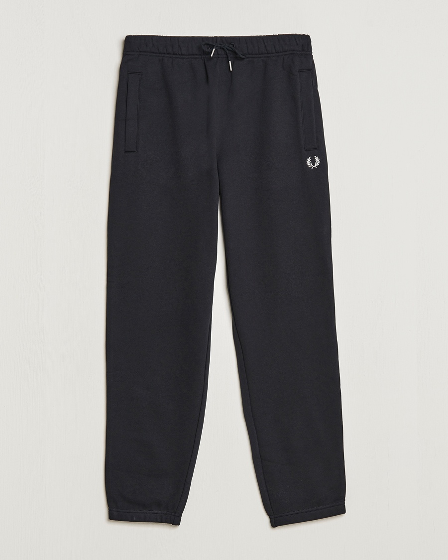 Fred Perry Loopback Sweatpants Black – Musta