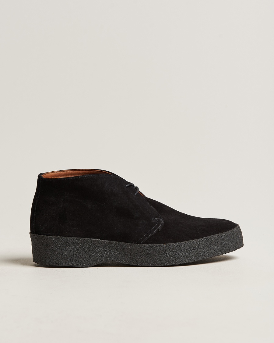 Sanders Joel Chukka Boot Black Suede – Musta
