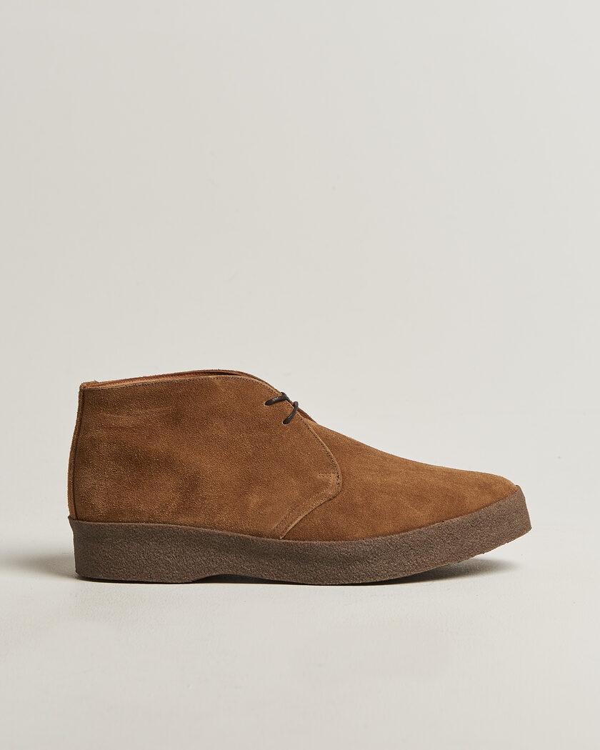 Sanders Joel Chukka Boot Tan Suede – Ruskea