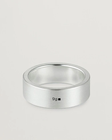 Mies | Tyylitietoiselle | LE GRAMME | Ribbon Brushed Ring Sterling Silver 9g
