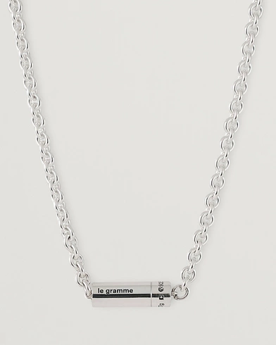 Mies | Luxury Brands | LE GRAMME | Chain Cable Necklace Sterling Silver 27g