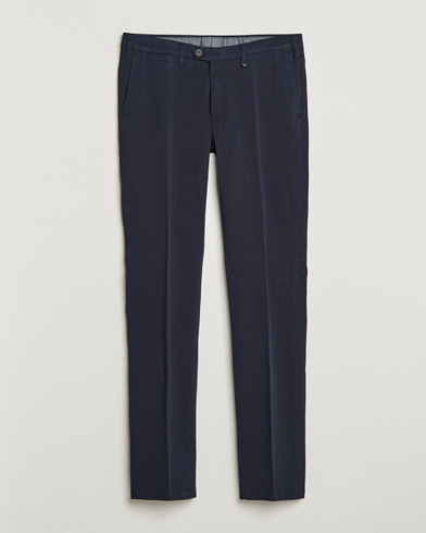 Mies | Canali | Canali | Cotton Stretch Chinos Navy