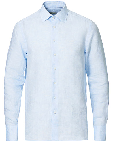  |  Linen Sport Shirt Light Blue