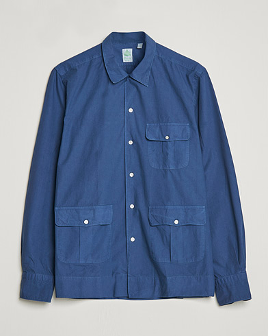  |  Garment Dyed Cotton Shirt Jacket Navy