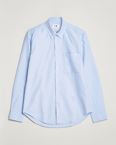 Mies |  | NN07 | Arne Button Down Oxford Shirt Light Blue