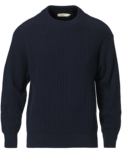 Miehet |  | Nudie Jeans | Frank Chunky Rib Sweater Navy