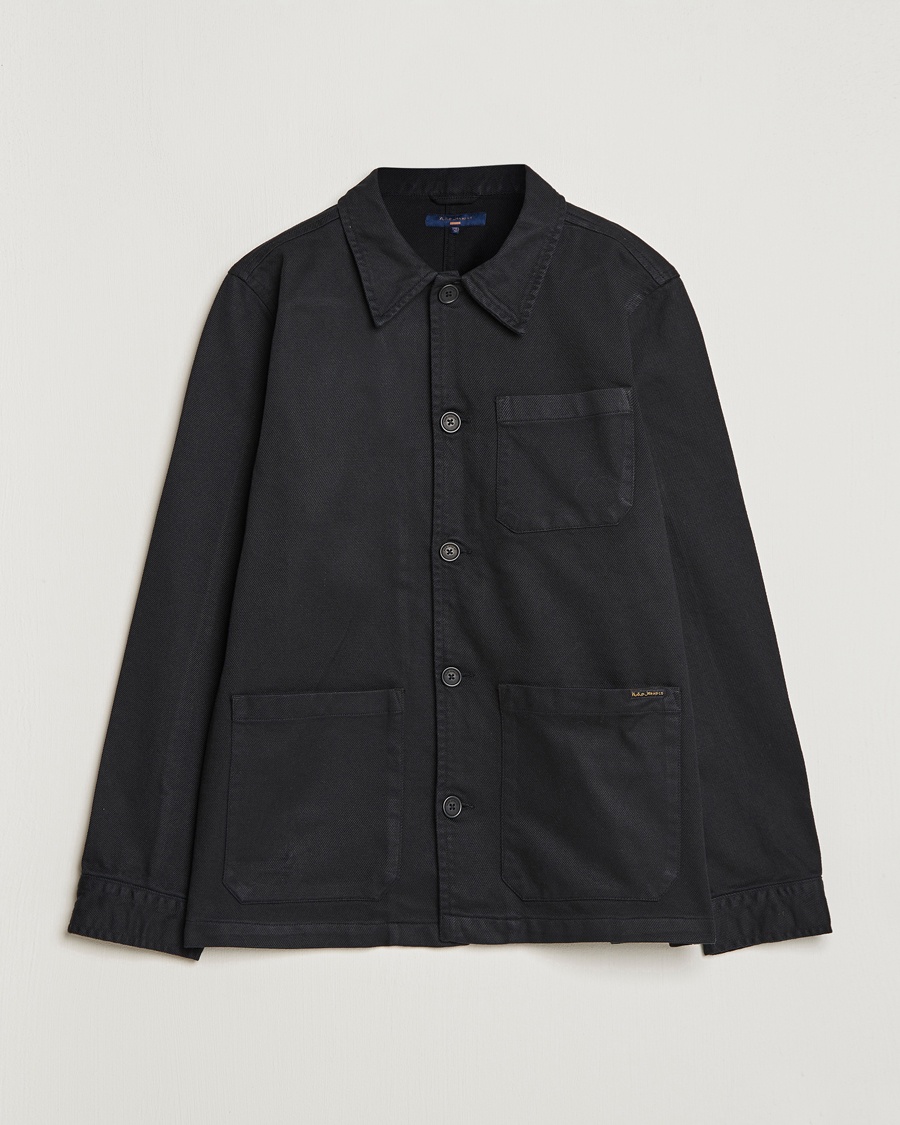 Nudie Jeans Barney Worker Overshirt Black – Musta