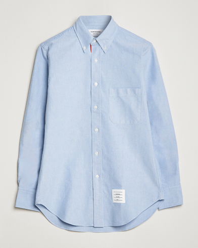 Mies | Kauluspaidat | Thom Browne | Grosgrain Placket Oxford Shirt Light Blue