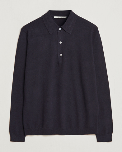 Mies | Puserot | A Day's March | Ambroz Merino Polo Navy