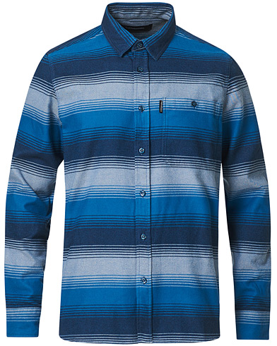 Miehet | Flanellipaidat | Peak Performance | Cotton Flannel Shirt Beige Blue