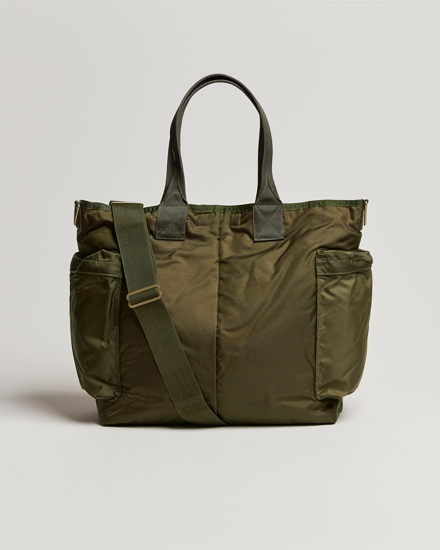 Porter-Yoshida & Co. Force 2Way Tote Bag Olive Drab – Vihreä