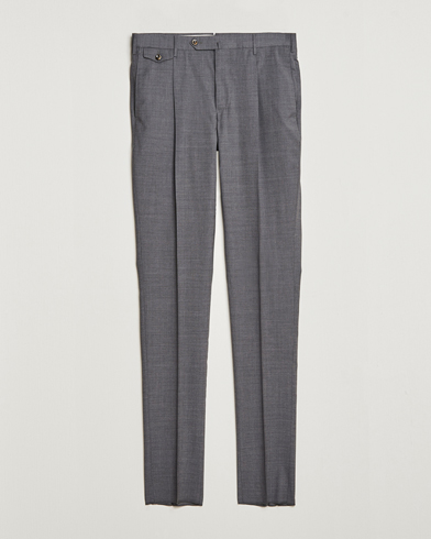  |  Gentleman Fit Wool Trousers Medium Grey
